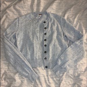Free people grey light sweater